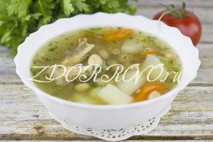 Фасолевый суп из белой фасоли