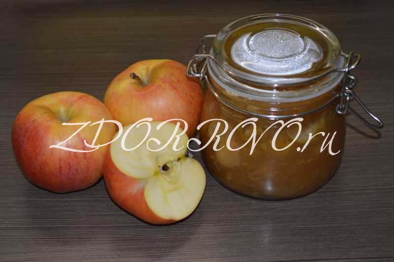 Яблочное варенье с корицей